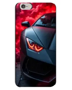 Чохол для iPhone 6 Plus / 6s Plus з картинкою «Lamborghini червоне сяйво»
