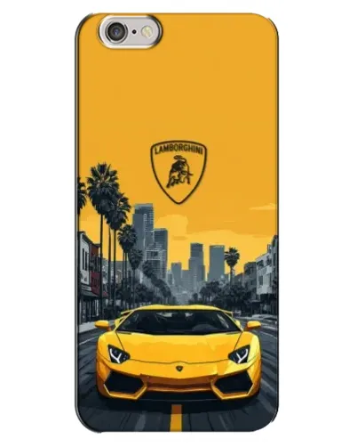 Чохол для iPhone 6 Plus / 6s Plus з картинкою «Жовтий Lamborghini місто» Чохол для iPhone 6 Plus / 6s Plus з картинкою «Жовтий Lamborghini місто»
