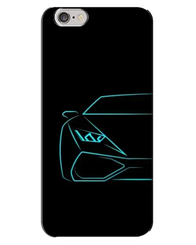 Чохол для iPhone 6 Plus / 6s Plus з картинкою «Блакитний силует Lamborghini» Чохол для iPhone 6 Plus / 6s Plus з картинкою «Блакитний силует Lamborghini»