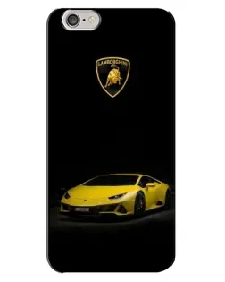 Чохол для iPhone 6 Plus / 6s Plus з картинкою «Lamborghini жовтий акцент»