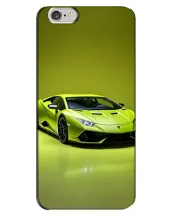 Чохол для iPhone 6 Plus / 6s Plus з картинкою «Салатовий Lamborghini Huracan»