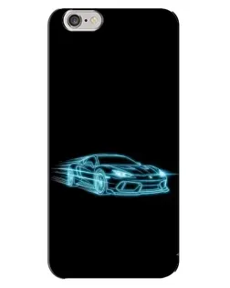 Чохол для iPhone 6 Plus / 6s Plus з картинкою «Неоновий контур Lamborghini»