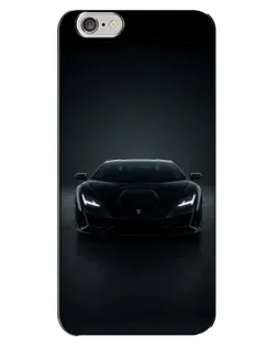 Чохол для iPhone 6 Plus / 6s Plus з картинкою «Чорний Lamborghini Aventador»