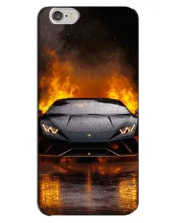 Чохол для iPhone 6 Plus / 6s Plus з картинкою «Lamborghini у вогні»