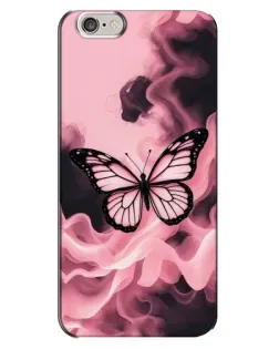 Чехол для iPhone 6 Plus / 6s Plus с картинкой «Бабочка в дыму»