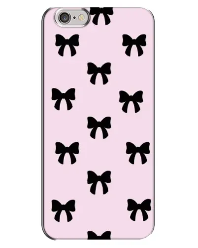 Чохол для iPhone 6 Plus / 6s Plus з картинкою «Чорні банти Coquette»