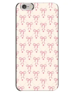 Чохол для iPhone 6 Plus / 6s Plus з картинкою «Рожеві бантики Coquette»