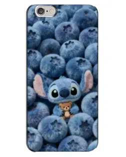 Чехол для iPhone 6 Plus / 6s Plus с картинкой «Стич и голубика»
