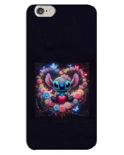Чохол для iPhone 6 Plus / 6s Plus з картинкою «Stitch у квітах»