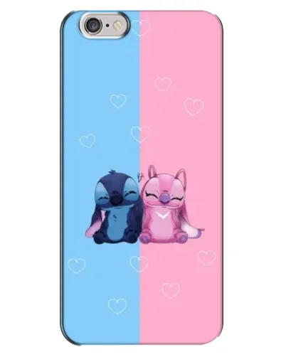 Чохол для iPhone 6 Plus / 6s Plus з картинкою «Stitch та Angel Love»
