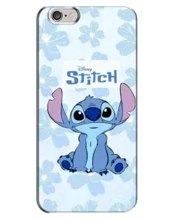 Чехол для iPhone 6 Plus / 6s Plus с картинкой «Stitch среди цветов»