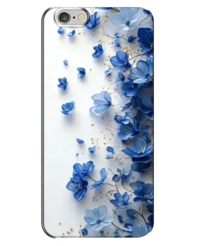 Чохол для iPhone 6 Plus / 6s Plus з картинкою «Блакитний квітковий каскад»