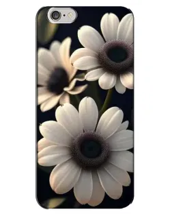 Чохол для iPhone 6 Plus / 6s Plus з картинкою «Білі маргаритки макро»