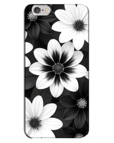 Чохол для iPhone 6 Plus / 6s Plus з картинкою «Монохромні айстри»