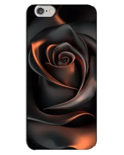 Чохол для iPhone 6 Plus / 6s Plus з картинкою «Шовкова чорна троянда»