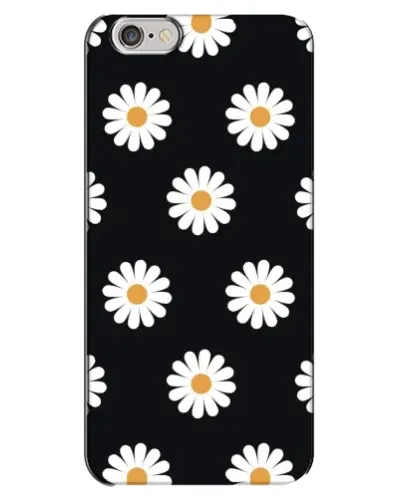 Чехол для iPhone 6 Plus / 6s Plus с картинкой «Ромашки на черном» Чехол для iPhone 6 Plus / 6s Plus с картинкой «Ромашки на черном»