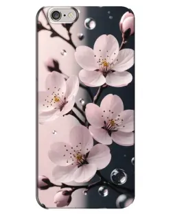 Чохол для iPhone 6 Plus / 6s Plus з картинкою «Ніжня сакура та краплі»