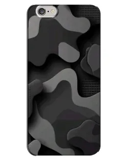 Чохол для iPhone 6 Plus / 6s Plus з картинкою «Темний абстрактний камуфляж»