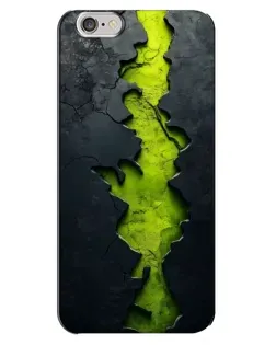 Чохол для iPhone 6 Plus / 6s Plus з картинкою «Салатовий розлом скелі»