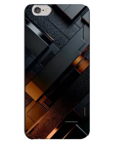 Чохол для iPhone 6 Plus / 6s Plus з картинкою «Чорні геометричні блоки»
