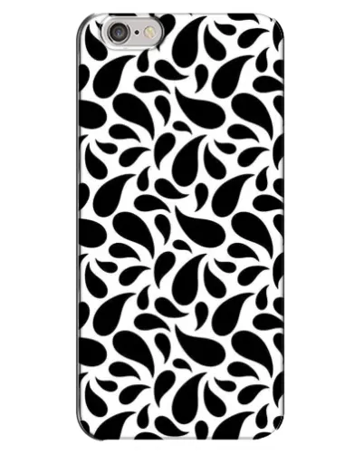 Чохол для iPhone 6 Plus / 6s Plus з картинкою «Контрастні чорні краплі»