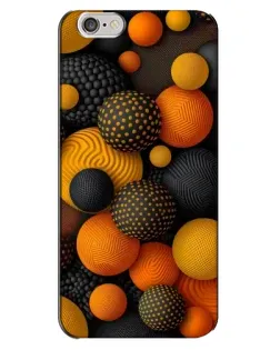 Чохол для iPhone 6 Plus / 6s Plus з картинкою «Об'ємні помаранчеві сфери»