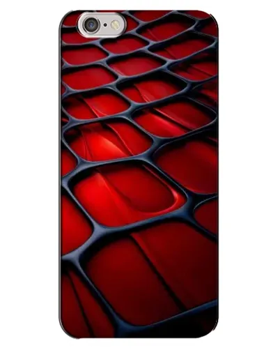 Чохол для iPhone 6 Plus / 6s Plus з картинкою «Червона глянцева сітка»