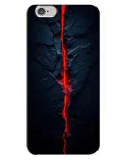 Чохол для iPhone 6 Plus / 6s Plus з картинкою «Червона лавова тріщина»