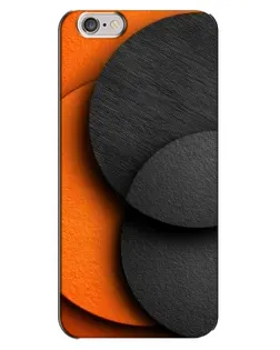 Чохол для iPhone 6 Plus / 6s Plus з картинкою «Геометрія помаранчевих кіл»