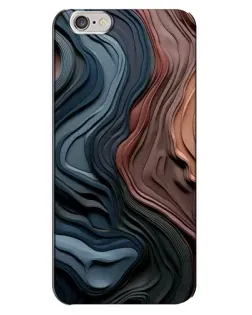 Чохол для iPhone 6 Plus / 6s Plus з картинкою «Кольорові хвилі каньйону»