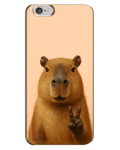 Чехол для iPhone 6 Plus / 6s Plus с картинкой «Капибара виктория»