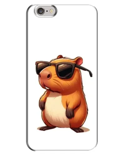 Чехол для iPhone 6 Plus / 6s Plus с картинкой «Капибара в очках»