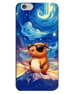 Чехол для iPhone 6 Plus / 6s Plus с картинкой «Капибара Ван Гога»