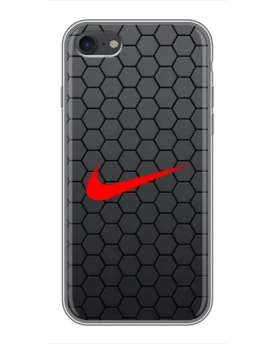 Чохол для iPhone 6 / 6s з картинкою «Nike — карбонова сітка»