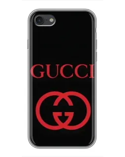 Чохол для iPhone 6 / 6s з картинкою «Gucci — червоний логотип»