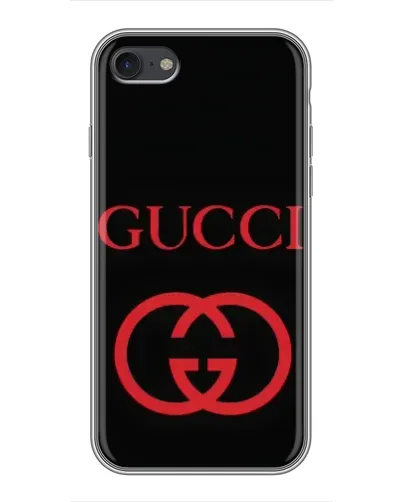 Чохол для iPhone 6 / 6s з картинкою «Gucci — червоний логотип»