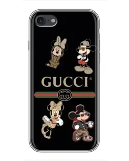 Чехол для iPhone 6 / 6s с картинкой «Gucci — герои Disney и монограмма»
