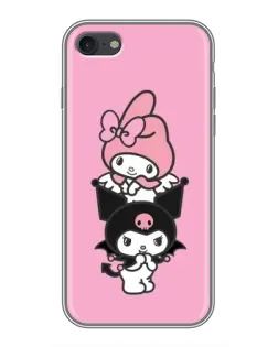 Чохол для iPhone 6 / 6s з картинкою «Тріо My Melody та Kuromi»