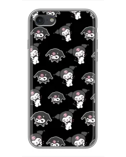 Чохол для iPhone 6 / 6s з картинкою «Чорний паттерн Kuromi»