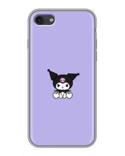 Чохол для iPhone 6 / 6s з картинкою «Kuromi — фіолетовий мінімалізм»