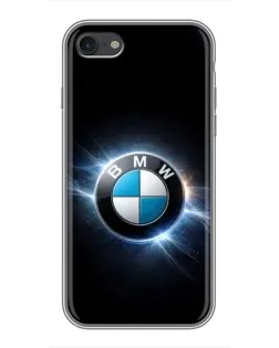 Чохол для iPhone 6 / 6s з картинкою «BMW — неонове сяйво»