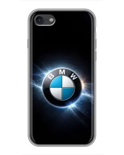 Чохол для iPhone 6 / 6s з картинкою «BMW — неонове сяйво»