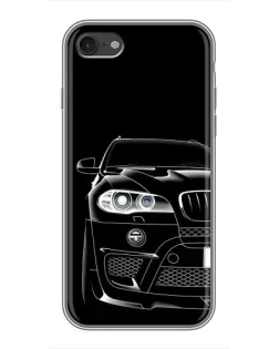 Чохол для iPhone 6 / 6s з картинкою «Темний силует BMW»