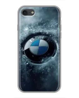 Чохол для iPhone 6 / 6s з картинкою «Логотип BMW — лід»