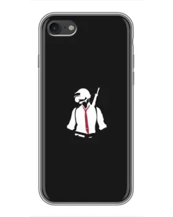 Чохол для iPhone 6 / 6s з картинкою «PUBG — силует воїна»