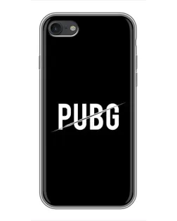 Чохол для iPhone 6 / 6s з картинкою «PUBG — білий логотип»