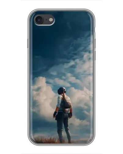 Чохол для iPhone 6 / 6s з картинкою «Герой PUBG на скелі»