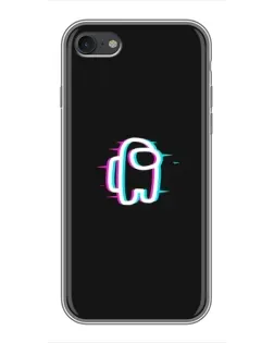 Чохол для iPhone 6 / 6s з картинкою «Among Us неон»