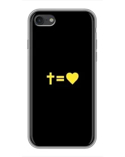 Чохол для iPhone 6 / 6s з картинкою «Серце та Хрест»