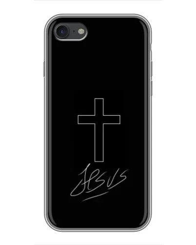 Чехол для iPhone 6 / 6s с картинкой «Графический крест Jesus» Чехол для iPhone 6 / 6s с картинкой «Графический крест Jesus»